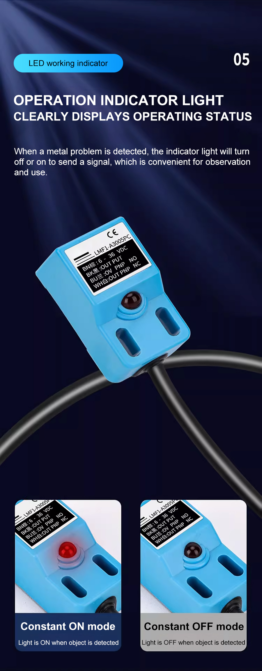 7.LMF1-N series Square Proximity Sensor for Detection Metal.jpg