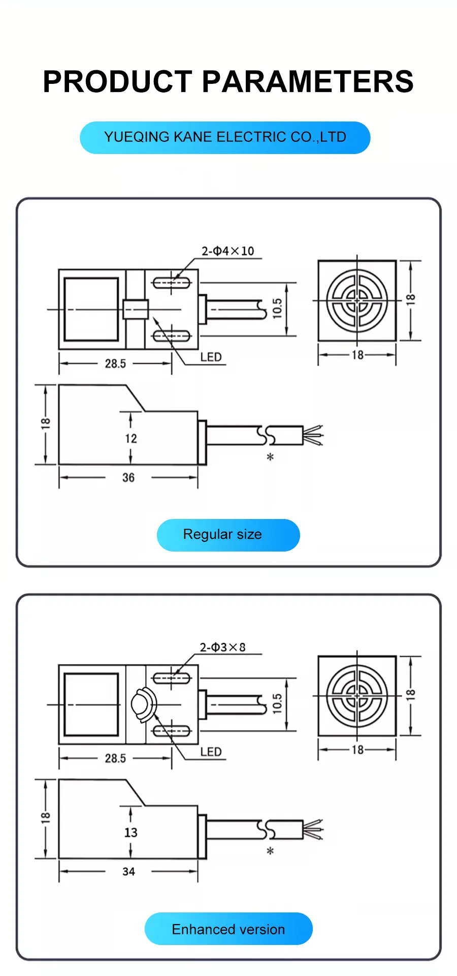 9.LMF1-N series Square Proximity Sensor for Detection Metal.jpg