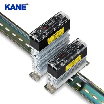 Slim DIN rail mount solid state relay
