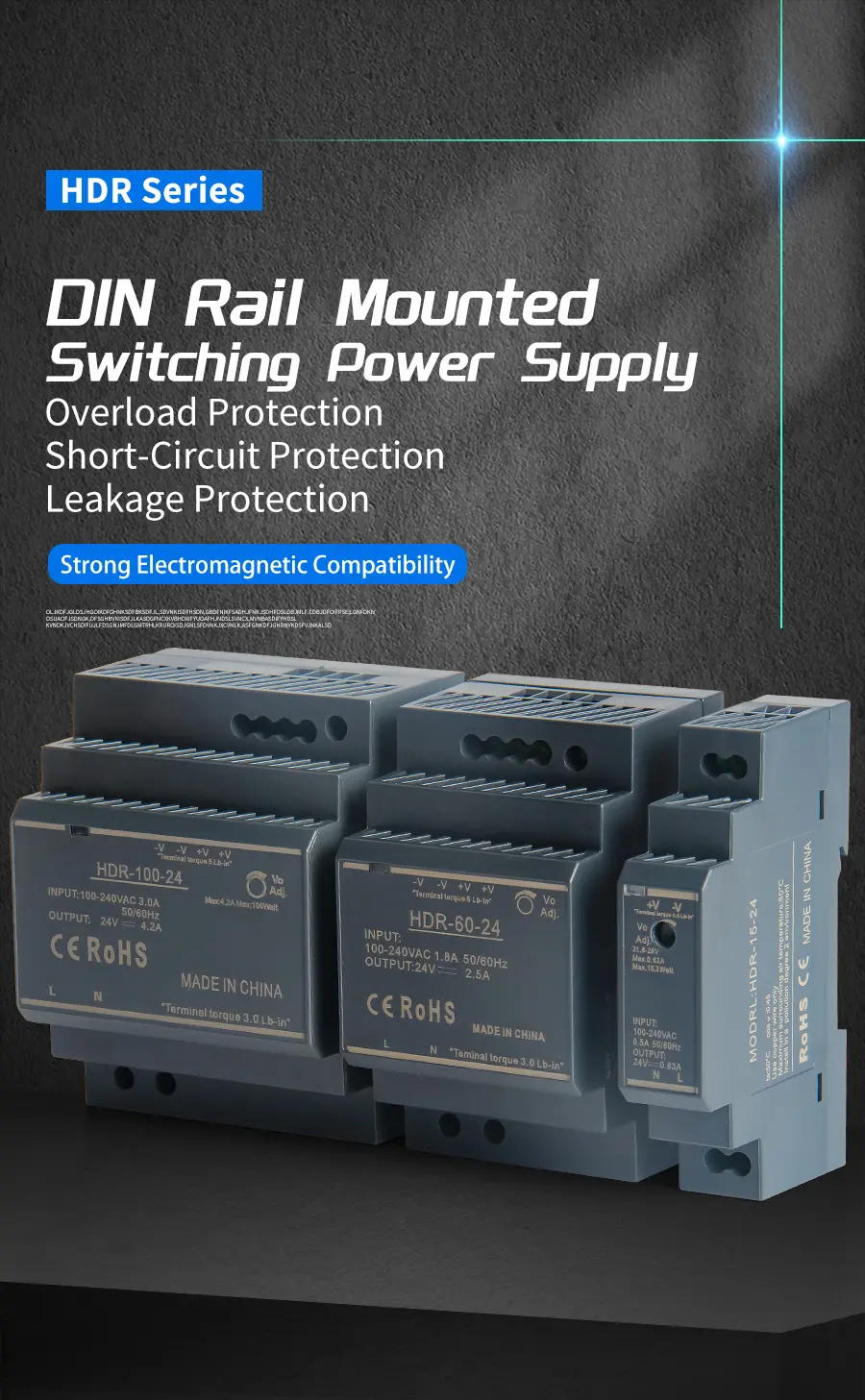 1.1.HDR Series 15~150W Step Shape DIN Rail Power.jpg