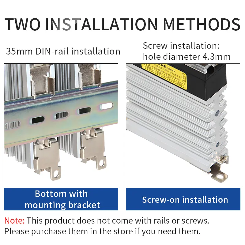 Slim DIN rail mount SSR