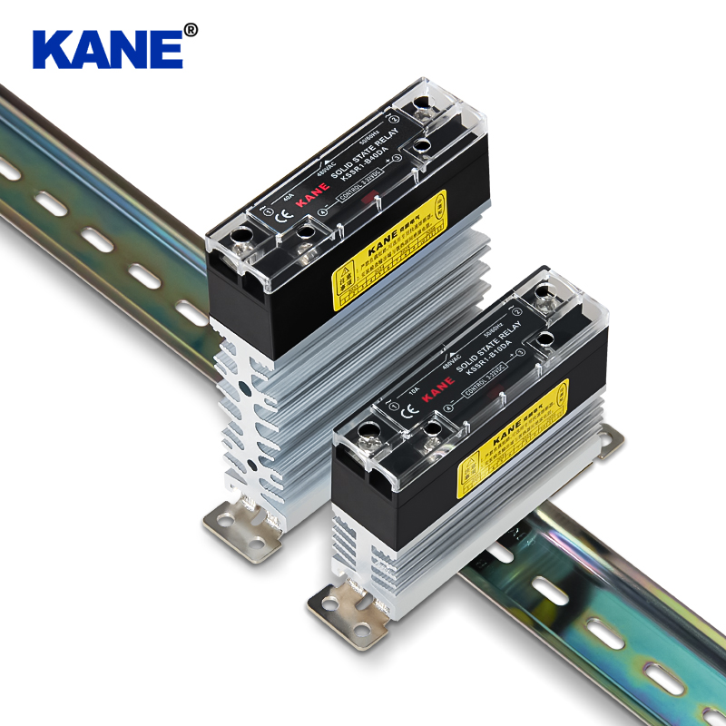 Slim DIN rail mount SSR relay