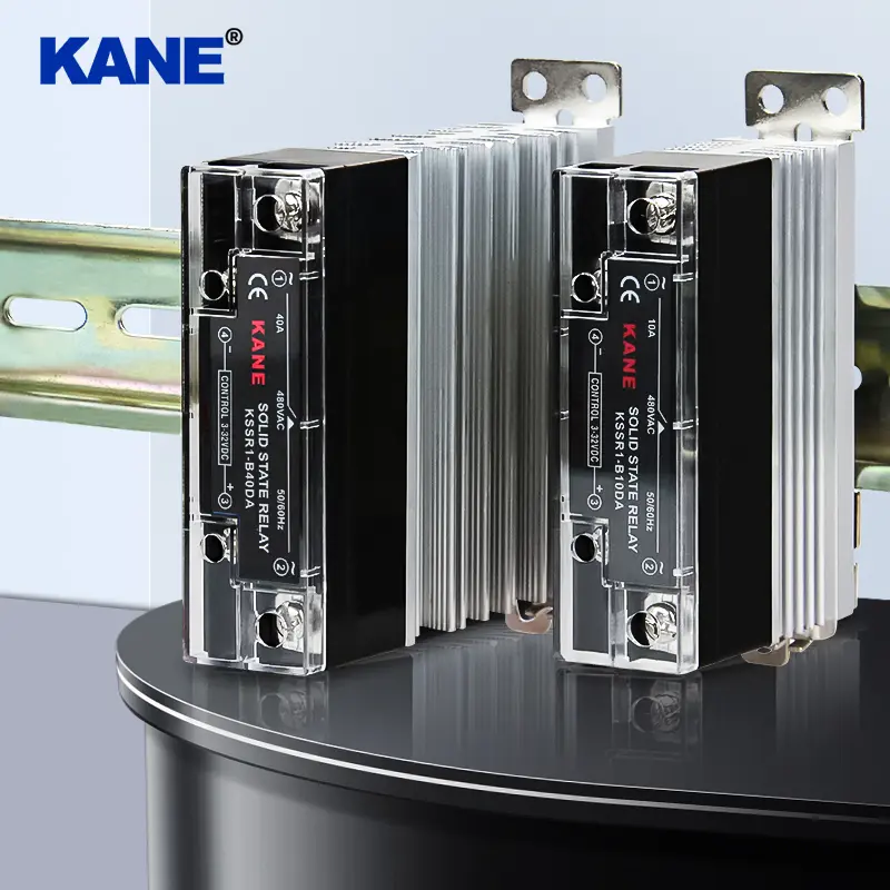 Slim DIN rail mount SSR solid relay