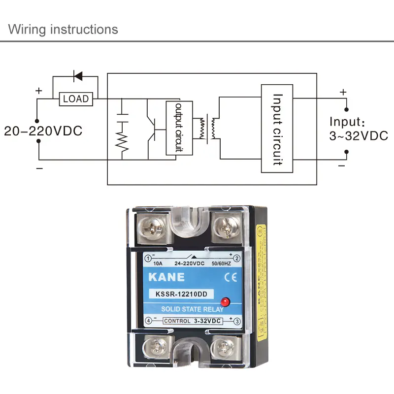 Single phase DC SSR
